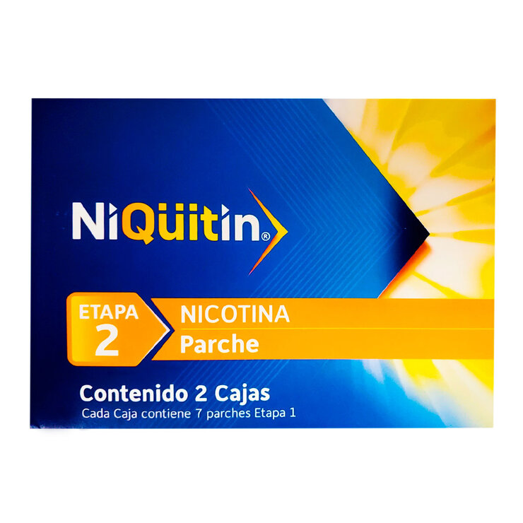Niqüitin Etapa 2 Nicotina Parche 2 Cajas  — Imagen 1 de 3