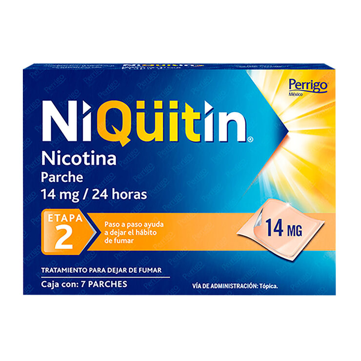 Niqüitin Etapa 2 Nicotina Parche 2 Cajas  — Imagen 3 de 3