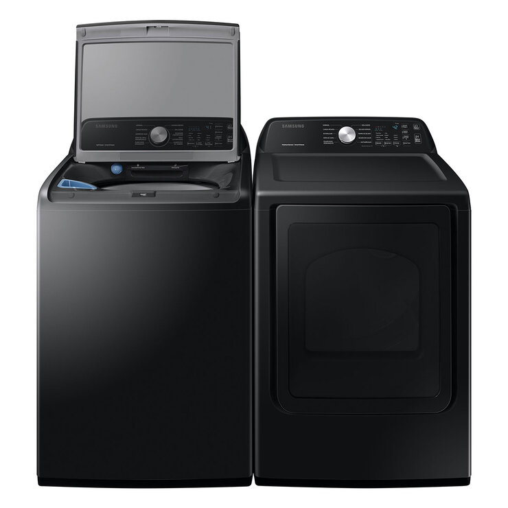 Combo de lavado negro 22Kg / 24Kg Top Load Samsung — Imagen 2 de 4