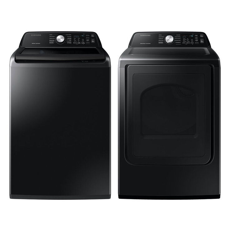 Combo de lavado negro 22Kg / 24Kg Top Load Samsung — Imagen 1 de 4