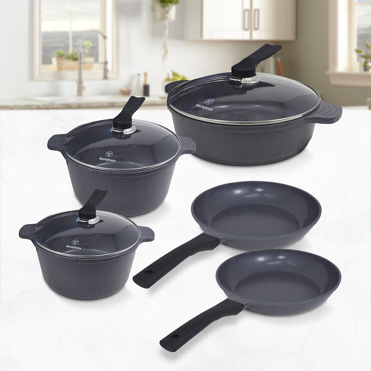 Westinghouse, Batería de Cocina de Cerámica Koreana, 8 Piezas — Imagen 1 de 4