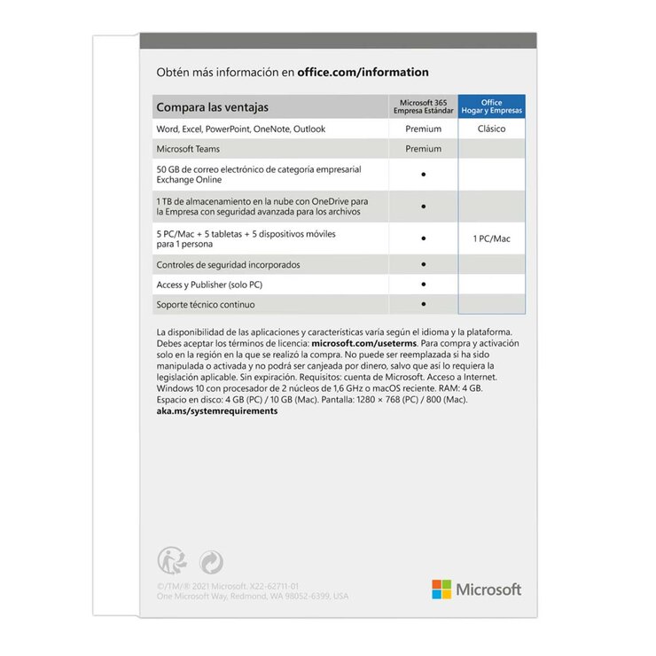 Microsoft® Office Hogar y Empresas 2021 — Imagen 3 de 3