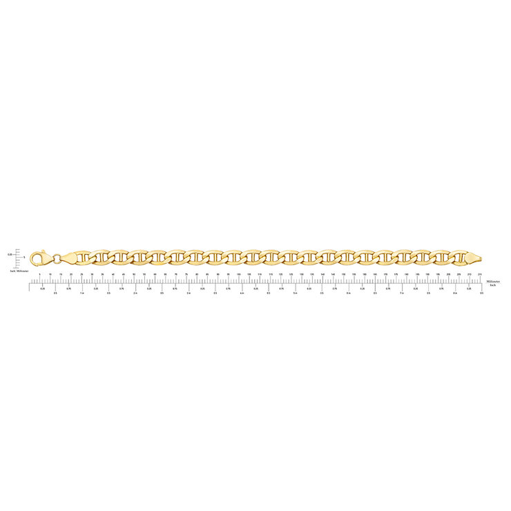 Pulsera para Caballero, Oro Amarillo de 14K — Imagen 3 de 4