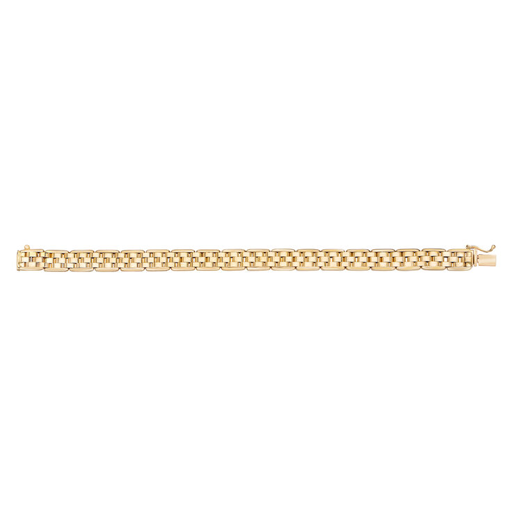 Pulsera para Caballero, 21.59cm, Oro Italiano de 14kt — Imagen 3 de 4