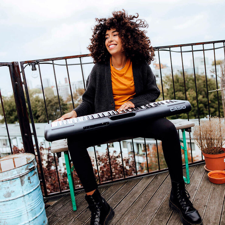 Casio CT-S190 Teclado musical semi profesional de 61 teclas Bundle (Funda Incluida) — Imagen 3 de 4