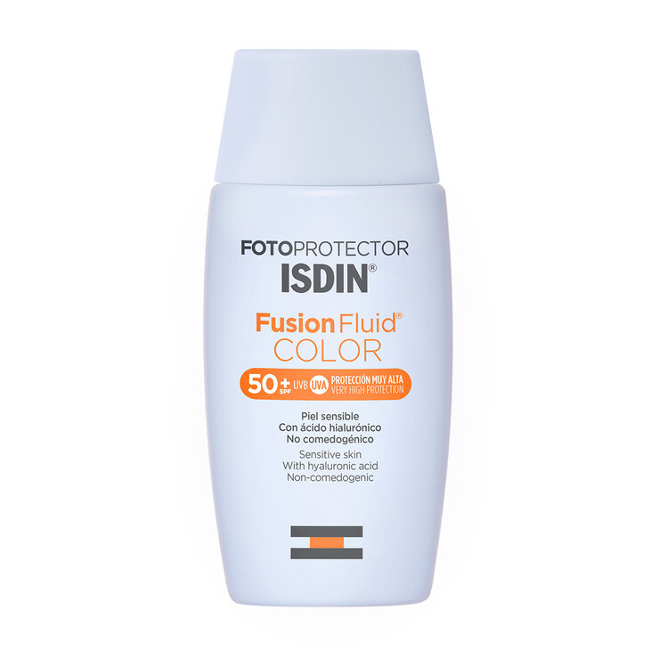 Isdin Fotoprotecor  Fusion Fluid FPS 50+ con color 50ml — Imagen 2 de 4