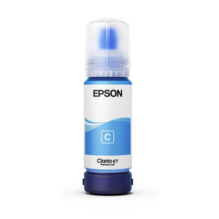 Epson Botella de Tinta Color Cian T555 — Imagen 1 de 2