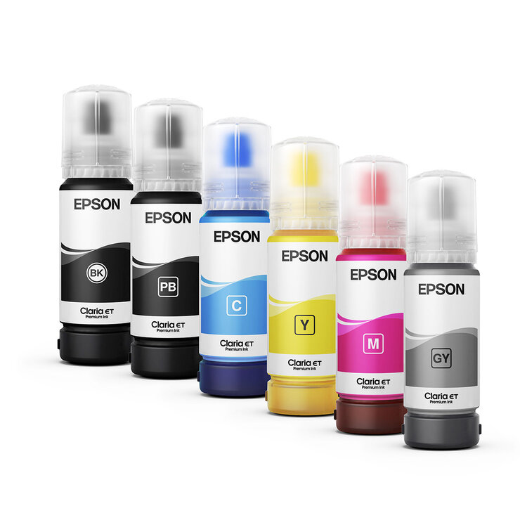 Epson Botella de Tinta Color Negro T555 — Imagen 2 de 2