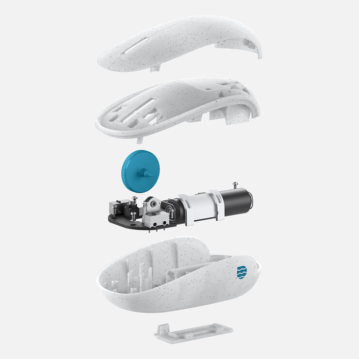 Microsoft Mouse Inalámbrico Fabricado Con Plástico Reciclado Del Mar — Imagen 3 de 4