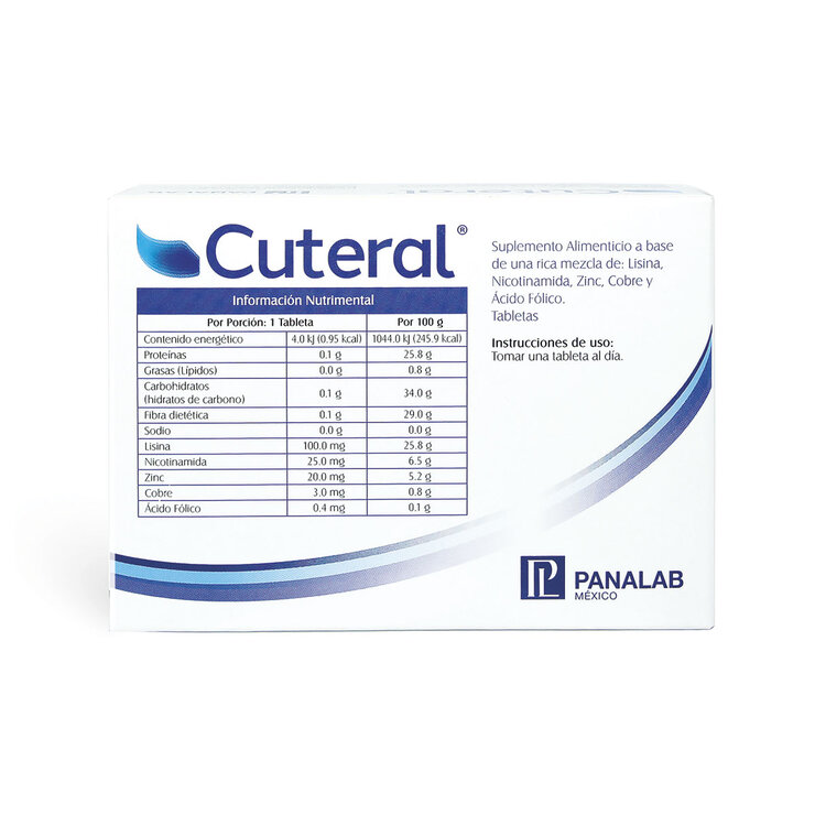 Cuteral 30 Tabletas — Imagen 3 de 3