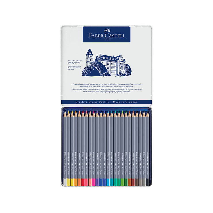 Faber-Castell Estuche de Lápices Acuarelables Goldfaber con 24 Piezas — Imagen 1 de 3
