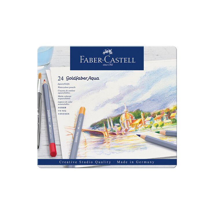 Faber-Castell Estuche de Lápices Acuarelables Goldfaber con 24 Piezas — Imagen 2 de 3