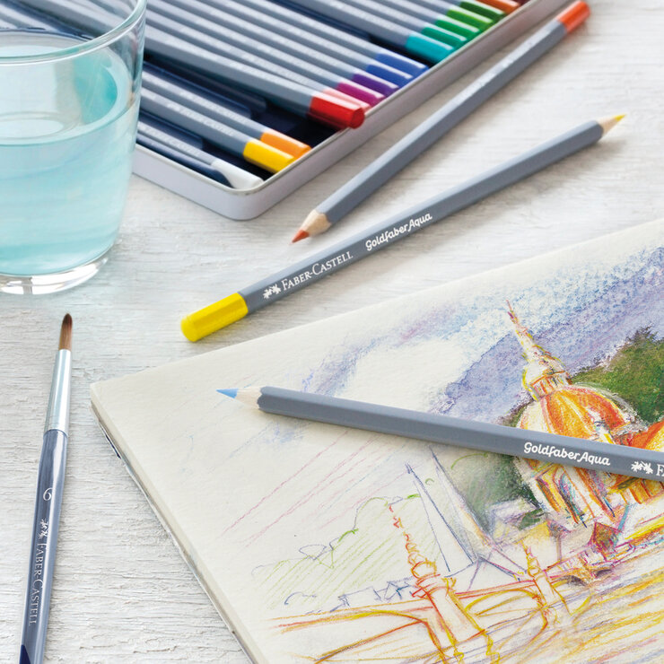 Faber-Castell Estuche de Lápices Acuarelables Goldfaber con 24 Piezas — Imagen 3 de 3