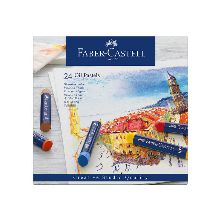 Faber-Castell Tizas Color Pastel Grasas con 24 Piezas — Imagen 2 de 3