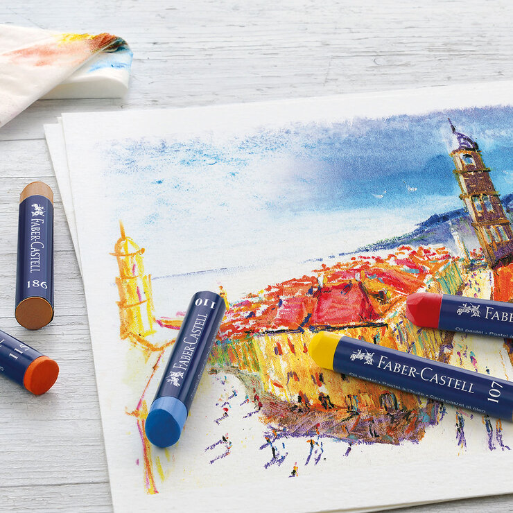 Faber-Castell Tizas Color Pastel Grasas con 24 Piezas — Imagen 3 de 3