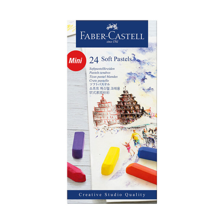 Faber-Castell Tizas Color Pastel Blandas con 24 Piezas — Imagen 1 de 3