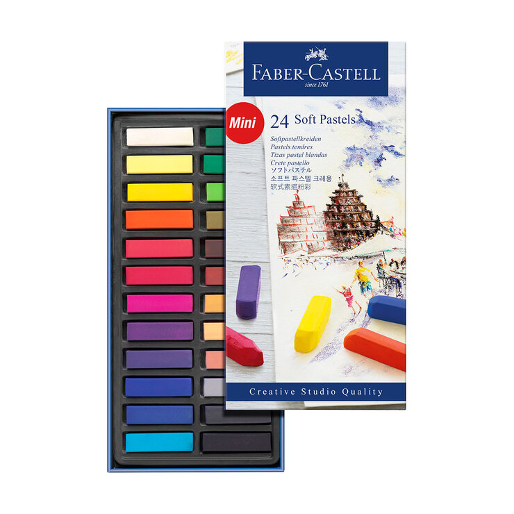 Faber-Castell Tizas Color Pastel Blandas con 24 Piezas — Imagen 2 de 3
