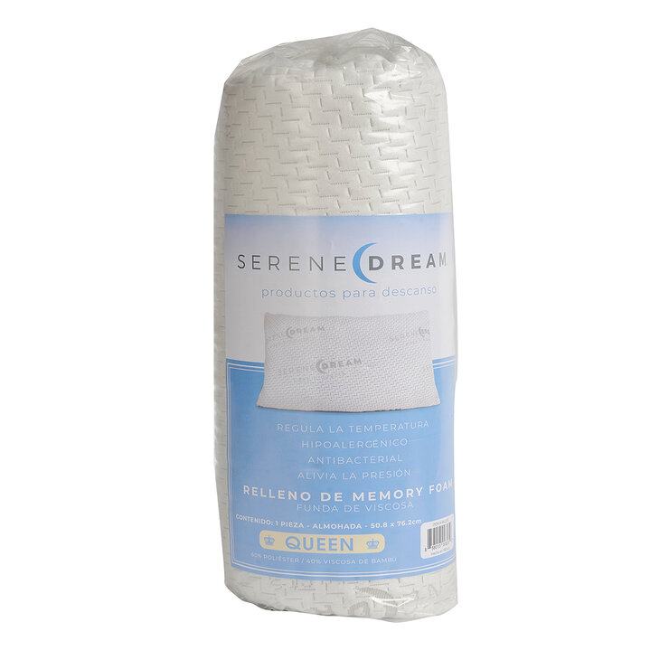 Serene Dream,  Almohada Memory Foam, Tamaño Queen — Imagen 2 de 4