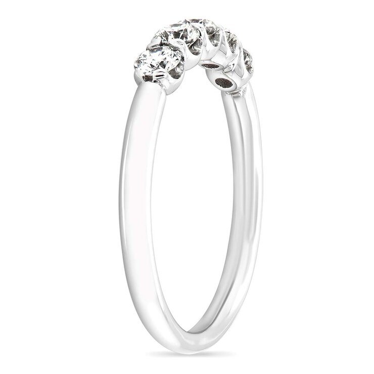 Anillo, 0.54ctw Diamantes, Oro Blanco de 14K — Imagen 4 de 4
