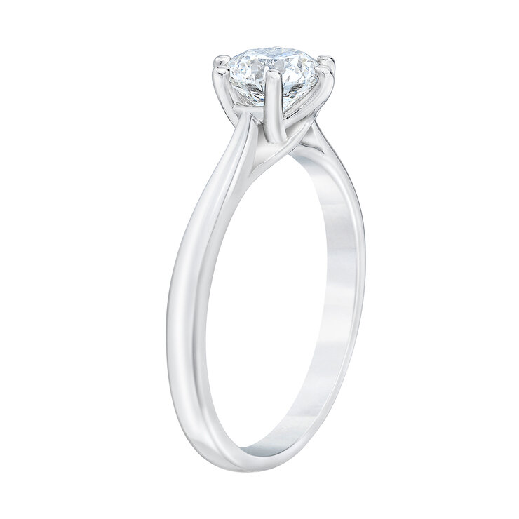 Anillo, 1.0ct Diamante Solitario, Platino  — Imagen 2 de 4