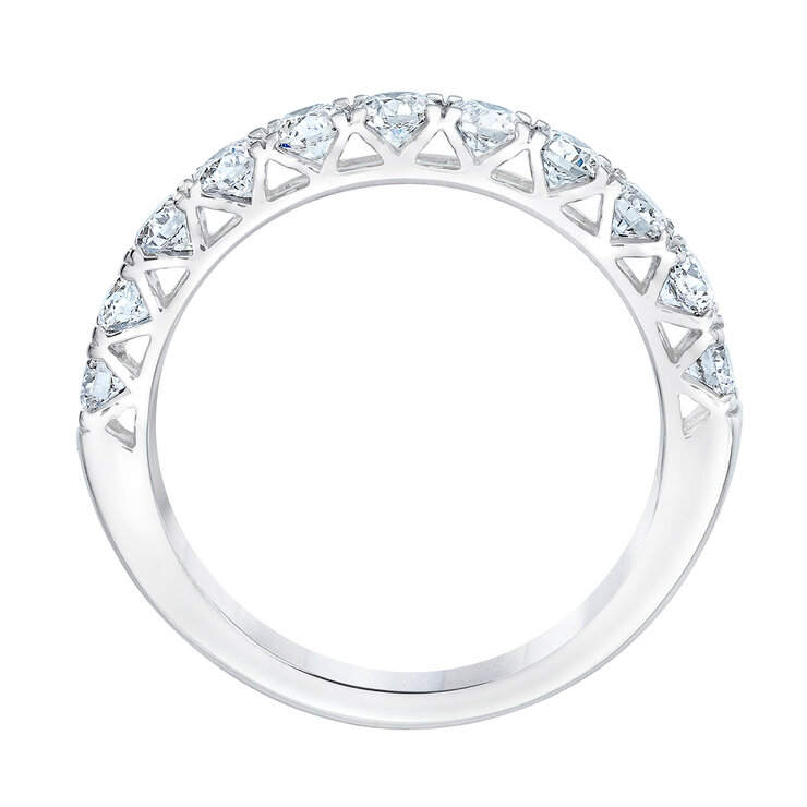 Anillo, 1.0ctw Diamantes, Oro Blanco de 14K — Imagen 3 de 3