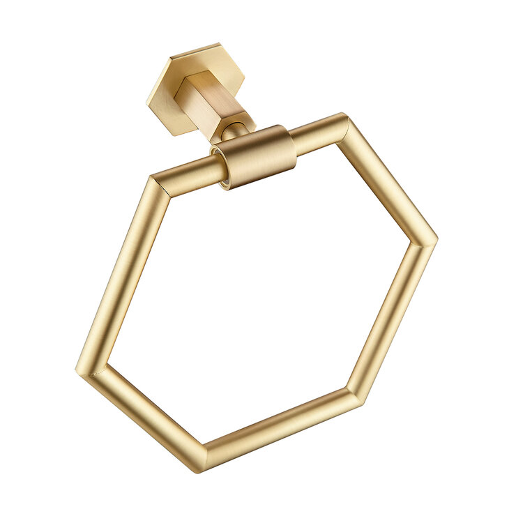 15West, Set de Accesorios para Baño York - Oro Cepillado — Imagen 4 de 4