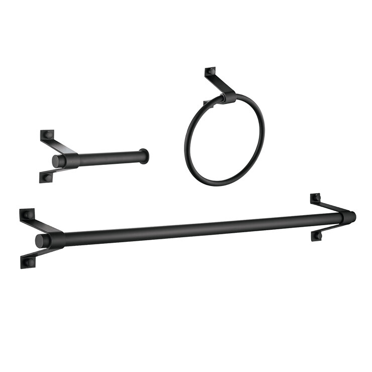 15West, Set de Accesorios para Baño Broadway - Negro Mate — Imagen 1 de 4
