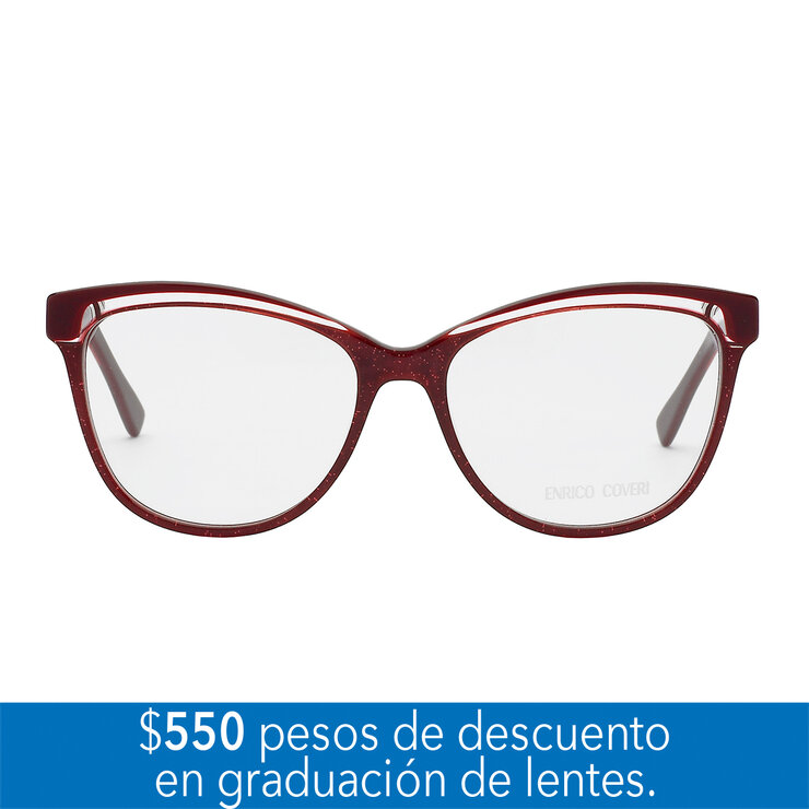 Enrico Coveri EC593 c.RED Armazón Oftálmico — Imagen 1 de 3