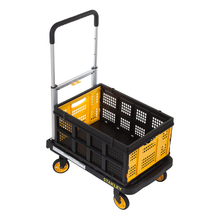 Stanley, Combo de Carretilla con Plataforma Plegable + Canastilla Multiusos — Imagen 1 de 4