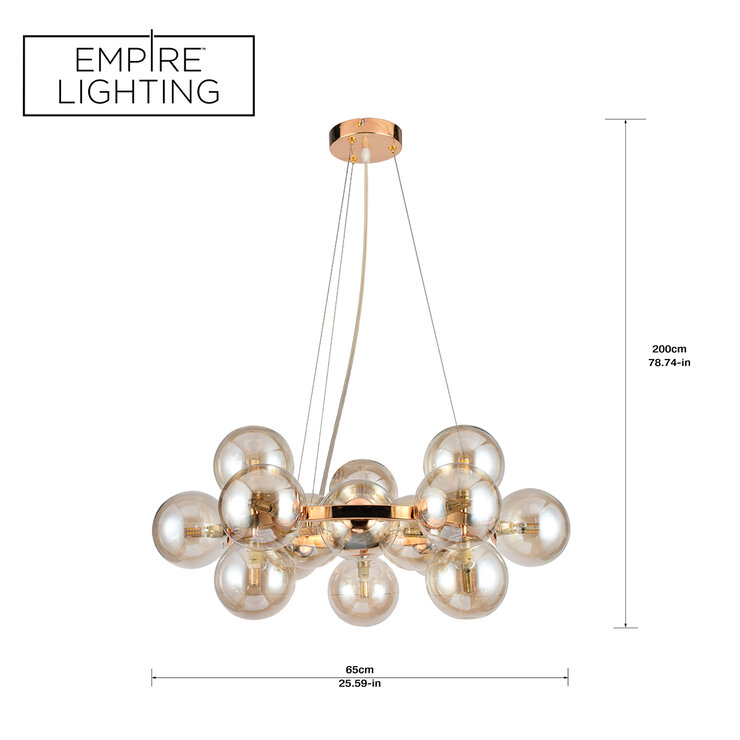 Empire Lighting, Lámpara Colgante LED Leucadia — Imagen 4 de 4