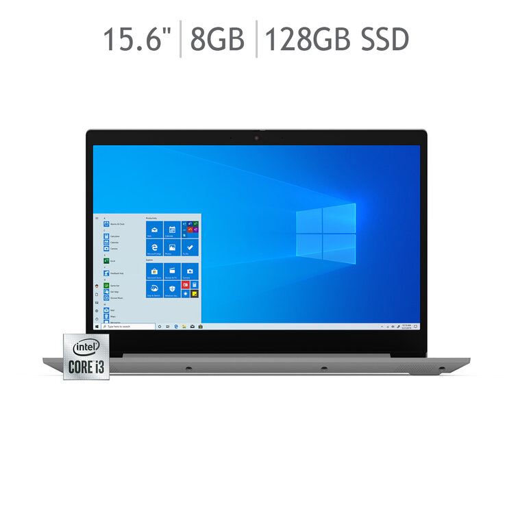 Lenovo Laptop IdeaPad 3 15.6" HD Intel Core i3-10110U — Imagen 1 de 4