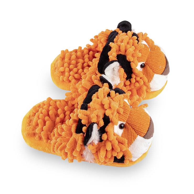 Cozy Home Pantufla Fuzzy Tigre para Niño/Niña hasta Talla 18 — Imagen 1 de 3