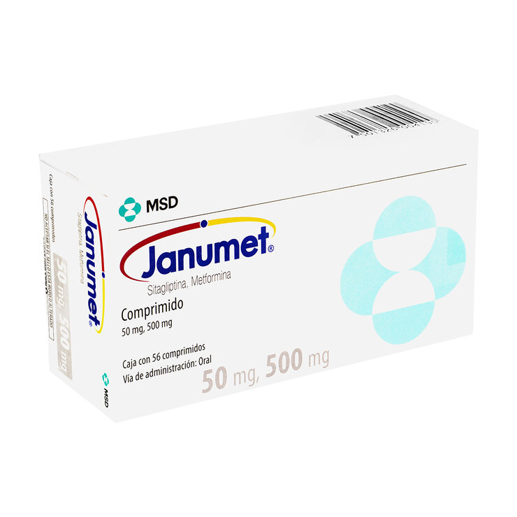Janumet 50/500 mg 56 Comprimidos — Imagen 2 de 2