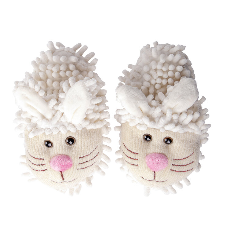 Cozy Home Pantufla Fuzzy Conejo para Niño/Niña hasta Talla 18 — Imagen 2 de 3