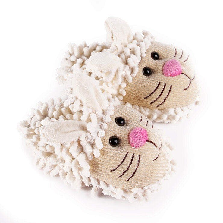 Cozy Home Pantufla Fuzzy Conejo para Niño/Niña hasta Talla 18 — Imagen 3 de 3