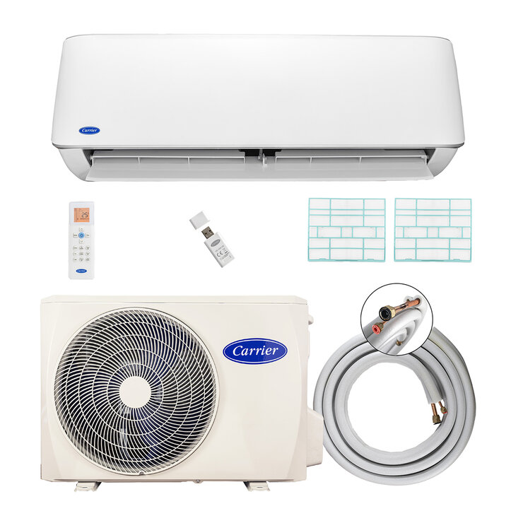 Carrier, Aire Acondicionado Minisplit Inverter, Enfriamiento y Calefacción, 24,000 BTU, 220V, con Wi-Fi — Imagen 3 de 3