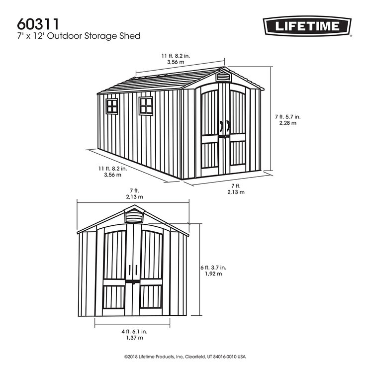 Lifetime, Cobertizo 2m x 3.6m — Imagen 4 de 4