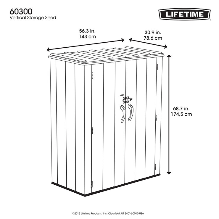 Lifetime, Cobertizo Vertical Rough Cut™ — Imagen 2 de 3