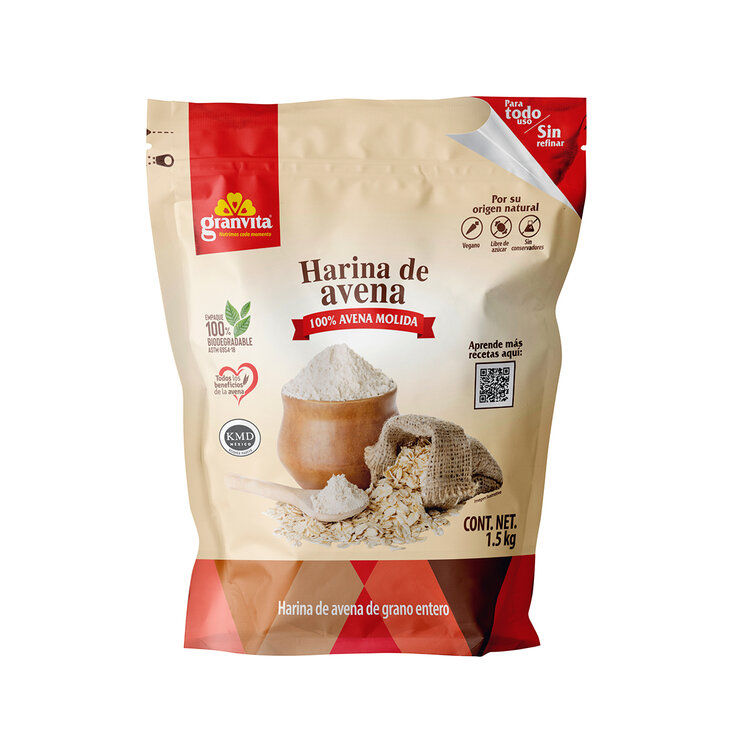 Granvita Harina de Avena 1.5 kg — Imagen 1 de 3