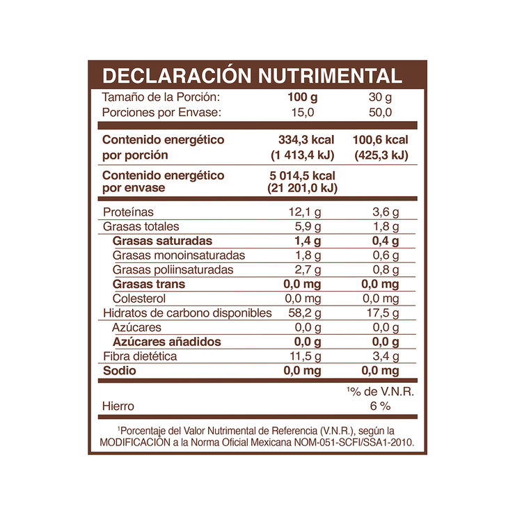 Granvita Harina de Avena 1.5 kg — Imagen 3 de 3