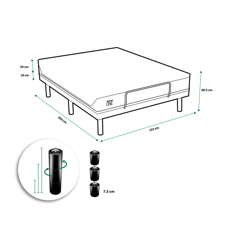 Tempur One + Ergo Queen Size — Imagen 4 de 4