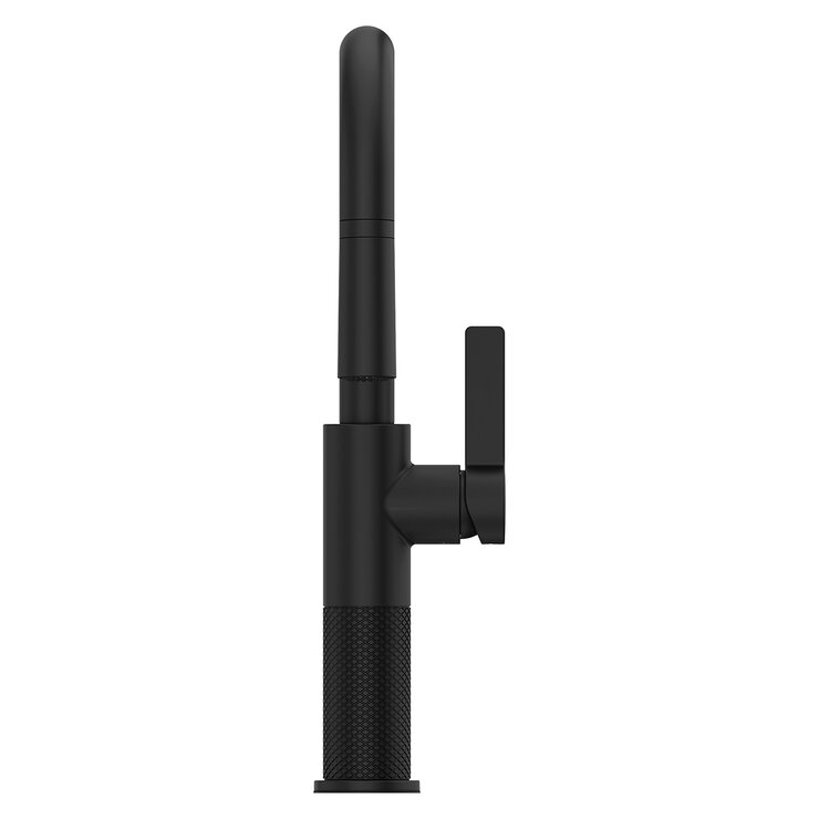 Pfister, Grifo Monomando de Cocina Desplegable Montay, Negro Mate — Imagen 3 de 4
