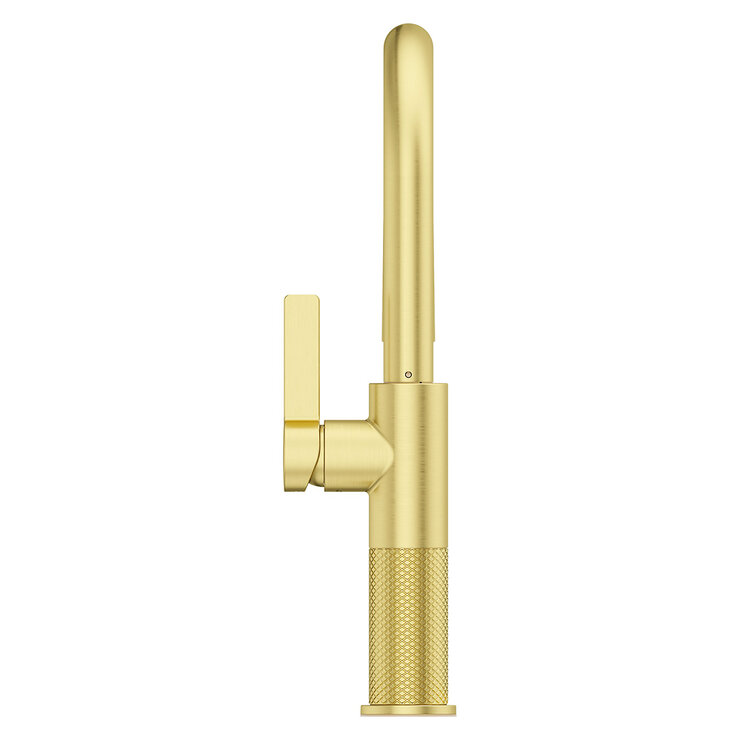 Pfister, Grifo de Cocina Desplegable Montay, Oro Cepillado — Imagen 3 de 4