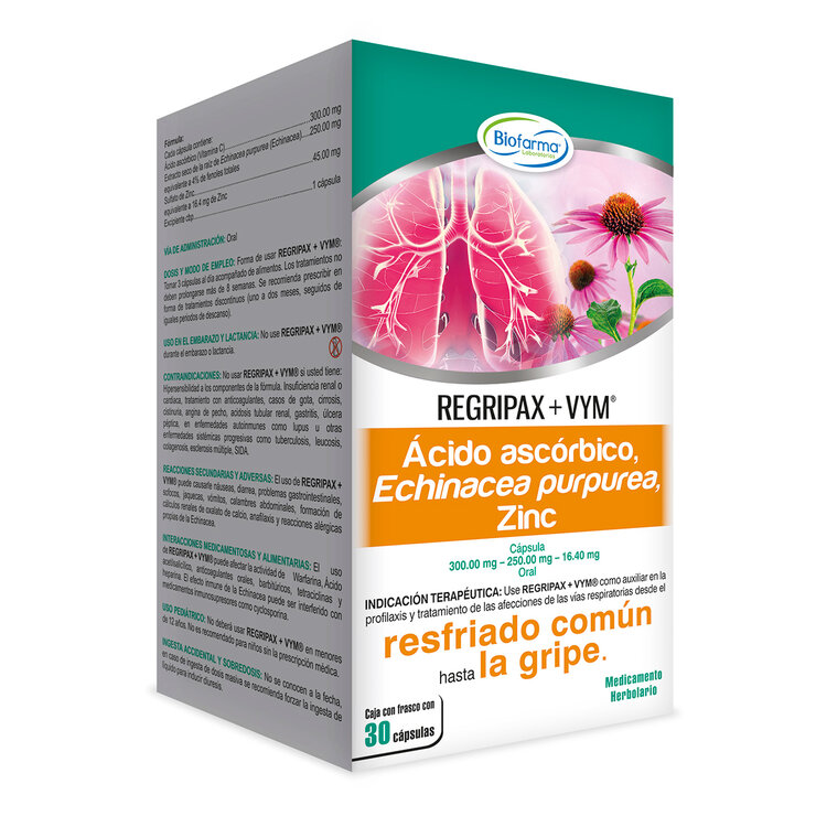 Regripax + VYM 2 de 30 cápsulas — Imagen 2 de 4