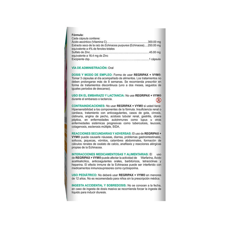 Regripax + VYM 2 de 30 cápsulas — Imagen 4 de 4