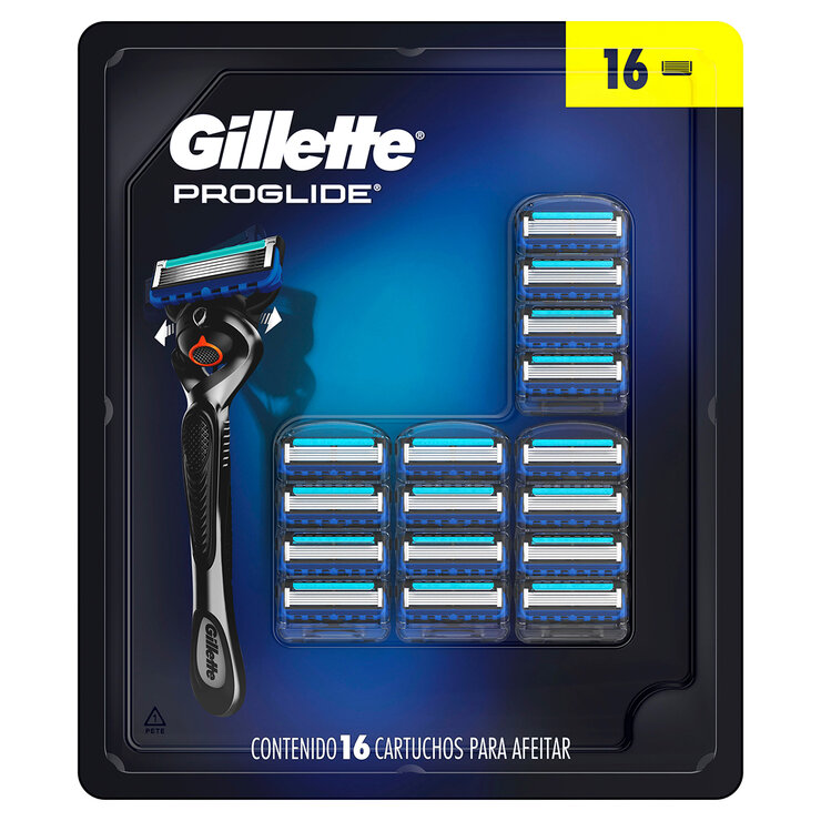 Gillette ProGlide Repuestos para Afeitar 16 pzas — Imagen 1 de 4