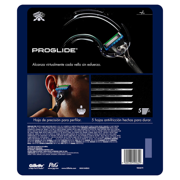 Gillette ProGlide Repuestos para Afeitar 16 pzas — Imagen 3 de 4