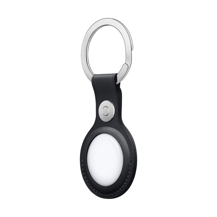 Apple Llavero de Piel para el AirTag Azul Medianoche — Imagen 2 de 3