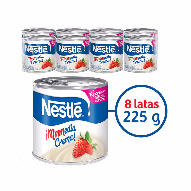 Nestle Media Crema 8 pzas de 225 g — Imagen 3 de 4