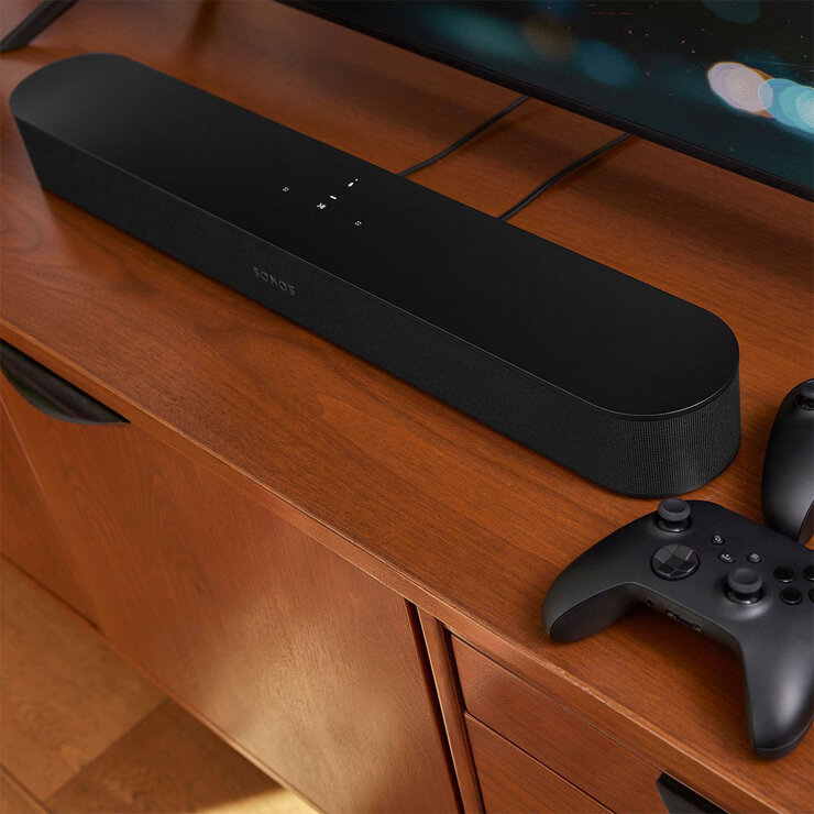 Sonos Beam G2 Barra De Sonido Inteligente De Tamaño Compacto  — Imagen 2 de 4